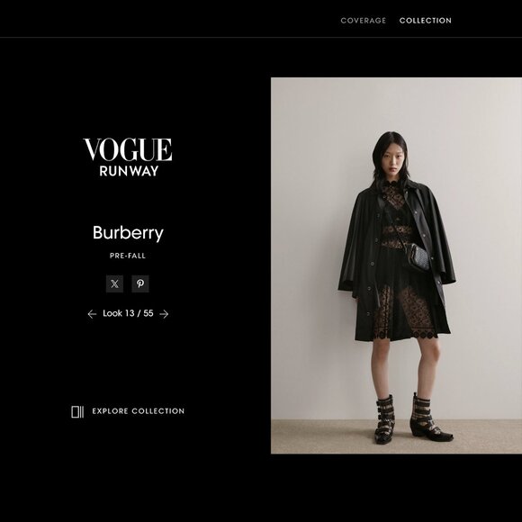 $2550 BURBERRY Cape Detail Logo Trim Belted Econyl Runway Coat - Picture 1 of 12